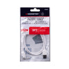 Monster Just Hook It Up Lightning to USB Charge and Sync Cable 3 ft. White