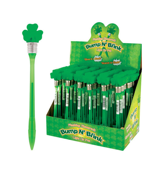 D.M. Merchandising Irish Bump N' Blink Pen Ball Green (Pack of 36)