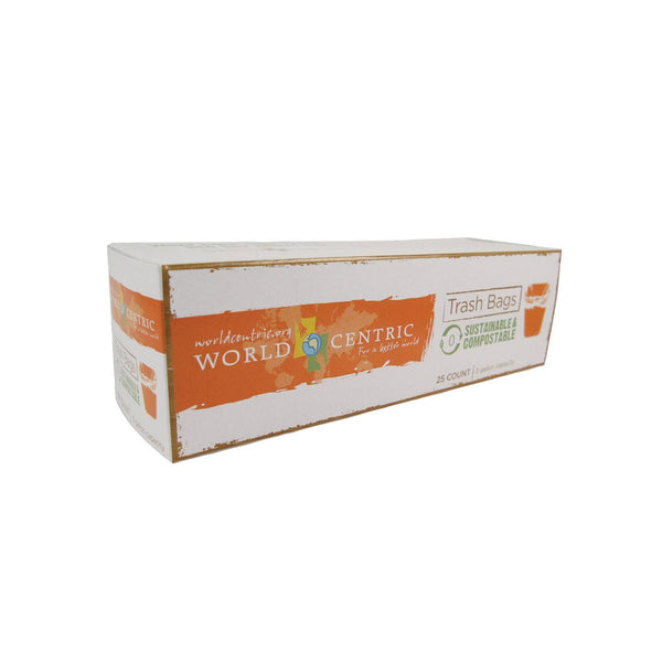 World Centric Compostable Waste Bag - Case of 12 - 3 Gal (Pack of 12)