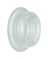 Shepherd 1 3/4 in. H Vinyl Clear Wall Door Stop Mounts to wall (Pack of 6)