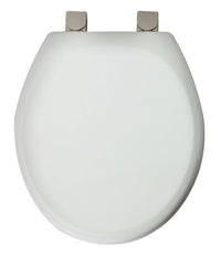 Mayfair  Round  White  Molded Wood  Toilet Seat