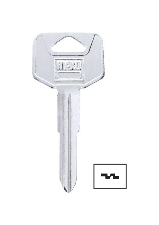Hy-Ko Traditional Key Automotive Key Blank Double sided For Hyundai (Pack of 10)