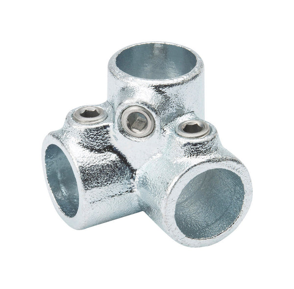 Codo de acero galvanizado de 3/4 x 3/4 x 2-5/16 Bk de Steel Tek 672-804hc