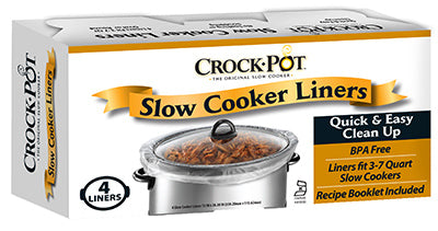 Crock Pot Slow Cooker Liners, 3-7-Qt., 4-Ct. (Pack of 6)