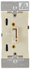 Leviton Light Almond 1000 W Toggle Dimmer Slide Switch 1 pk