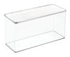 iDesign Clear Storage Box 7 in. H X 13.3 in. W Stackable