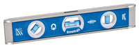 Empire  True Blue  10 in. Metal  Magnetic Dual-Pitch  Torpedo  Level  3 vial