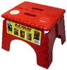 B&R Plastics 9 in.   H X 11.5 in.   W X 11.5 in.   D 300 lb. cap. 1 step Plastic Step Stool