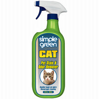 Pet Stain & Odor Remover, Cat Formula, 32-oz. Spray (Pack of 6)