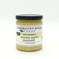 Terrapin Ridge Farms Creamy Garlic Mustard 8.5 oz Jar