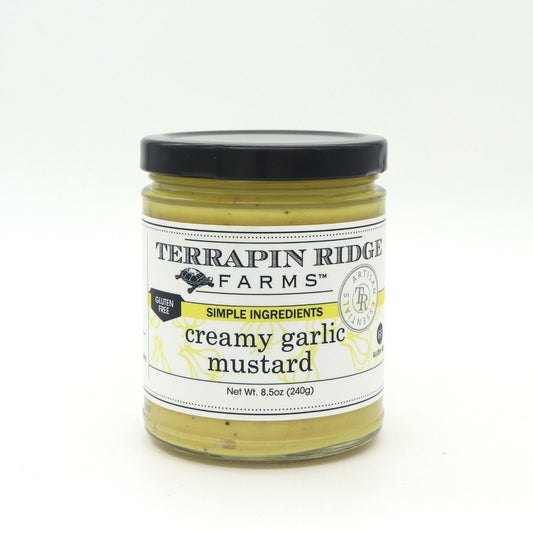 Terrapin Ridge Farms Creamy Garlic Mustard 8.5 oz Jar