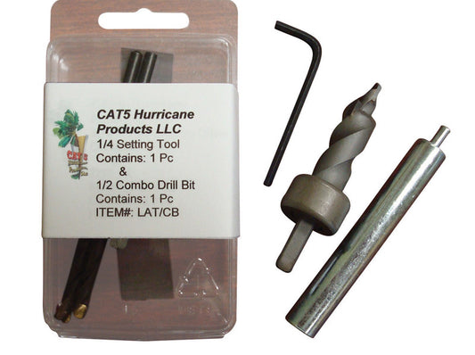Cat 5 Lead Anchor Setting Tool And Combo Bit