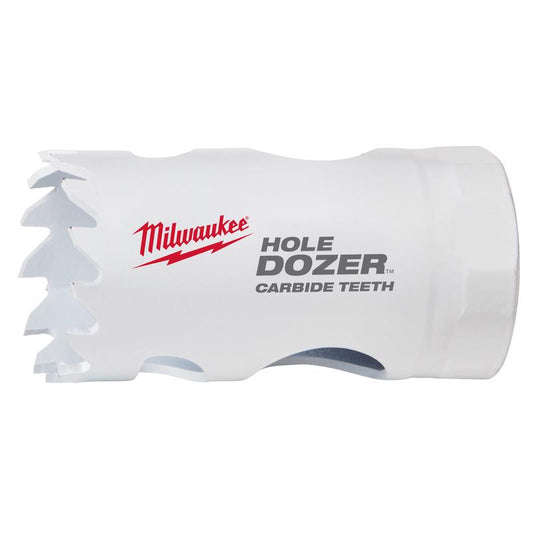 Milwaukee  Hole Dozer  1-1/8 in. Dia. x 2-1/8 in. L Carbide Tipped  Hole Saw  1/4 in. 1 pc.