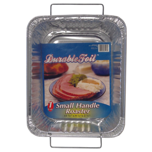 Durable Foil D75113 11-5/8" Aluminum HandleWareâ„¢ The Small Handleâ„¢ Roaster