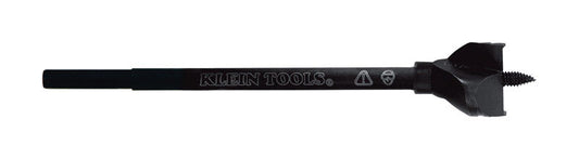 Klein Tools  1-1/8 in.  x 6 in. L Steel  Wood Boring Bit  1 pc.