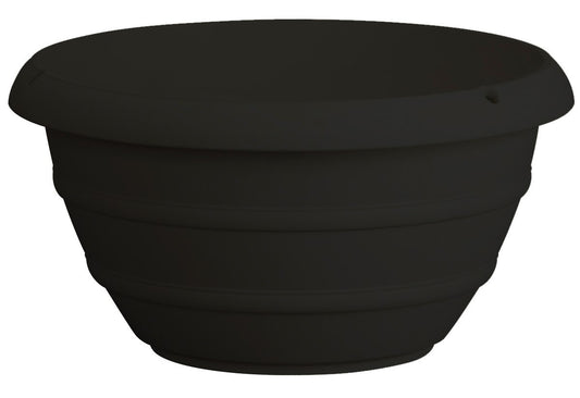 Akro Mils MSH12000G18 12" Black Marina Hanging Basket (Pack of 12)