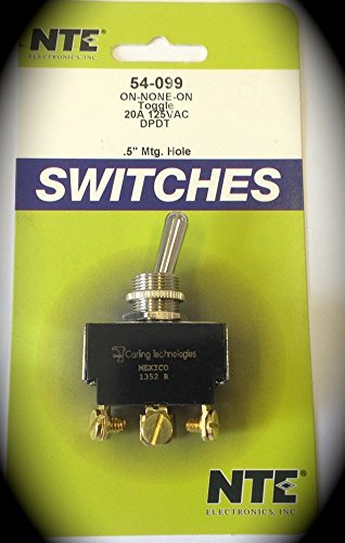 Interruptor basculante DPDT encendido-encendido 20A