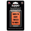 Zippo Orange Lighter 1 pk