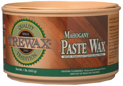 Trewax Mahogany Floor Paste Wax with Natural Carnauba, 12.35 oz.