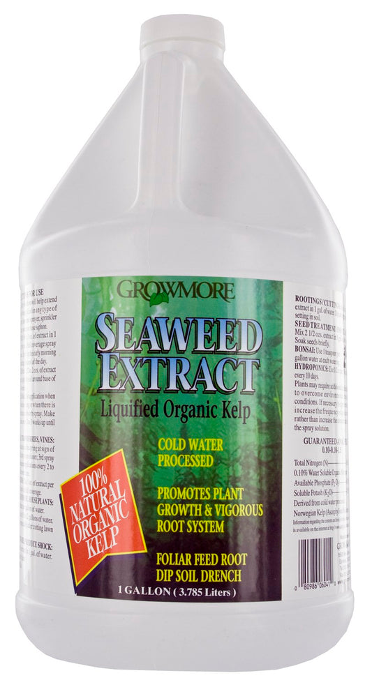 Grow More 6041 1 Gallon Seaweed Extract 0.10-0.10-1.5