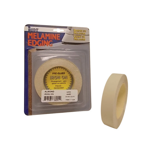 Band-It Almond Prefinished Tough Exterior Melamine Edge Banding 0.75 W in. x 25 L ft.
