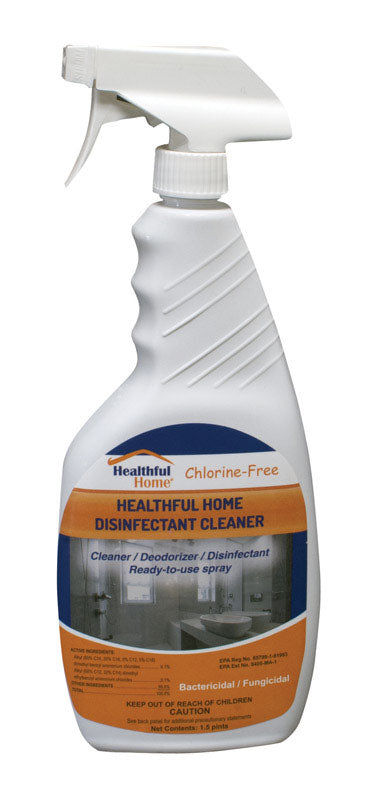 Healthful Home No Scent Disinfectant Cleaner 24 oz (Pack of 6).