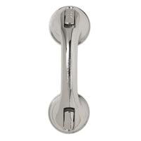 Mommy's Helper 4 in. L ADA Compliant Chrome Plastic Suction Cup Grab Bar (Pack of 2).