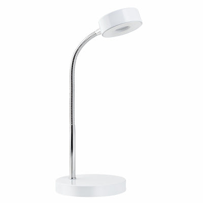 LED Desk Lamp, White, 5-Watt