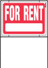 Hy-Ko English Red Informational Sign 24.5 in. H X 36.5 in. W