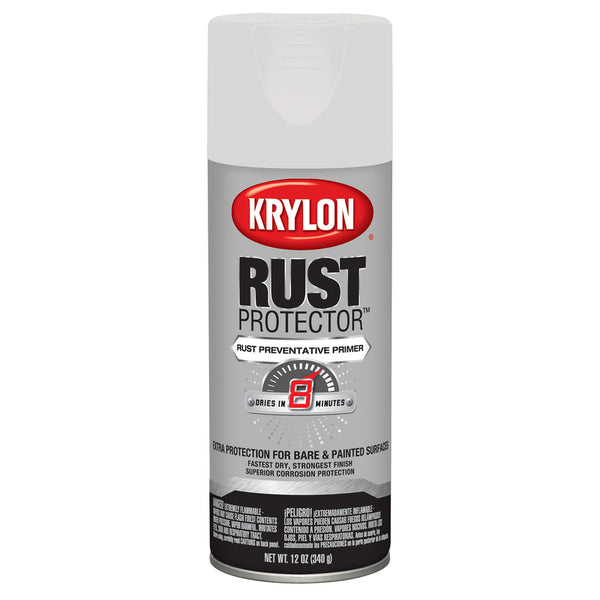 Pintura en aerosol protectora de óxido blanca Krylon, 12 oz (paquete de 6)