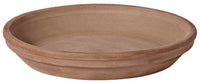Clay Plant Saucer, Chocolate Terra Cotta, 12 In. (Pack of 8)