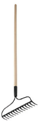 Welded Bow Rake, Lacquered Handle