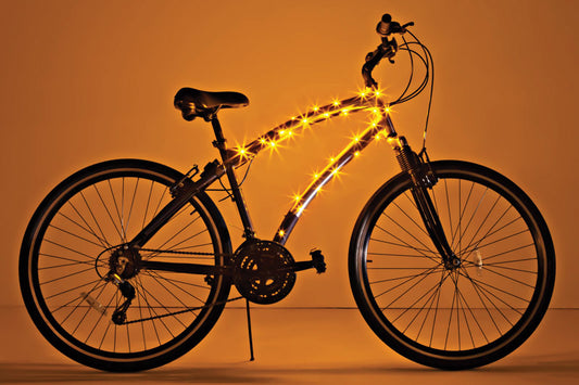 Brightz CosmicBrightz bike lights LED Bicycle Light Kit ABS Plastics/Electronics 1 pk