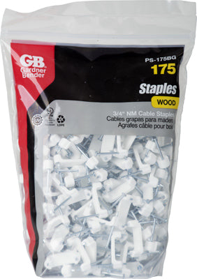 3/4-In. Plastic Non-Metallic Cable Staples, 175-Pack
