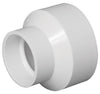 Charlotte Pipe Schedule 40 1-1/2 in. Hub X 3 in. D Hub PVC Reducing Coupling 1 pk