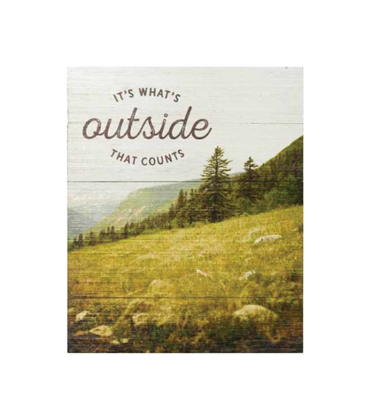Hallmark The Outdoors Plaque Wood 1 pk (Pack of 2)