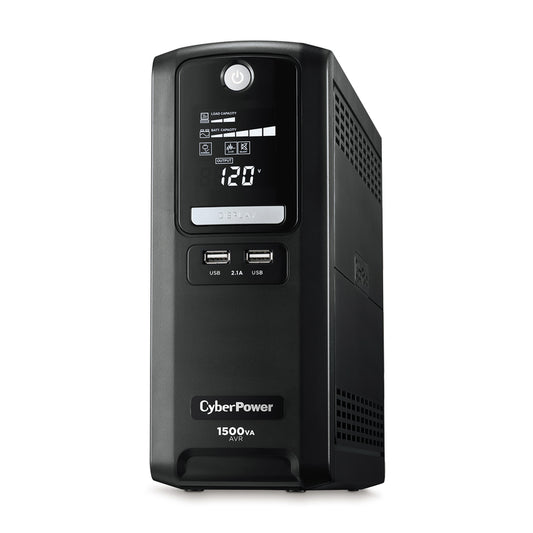 CyberPower 890 J 6 ft. L 10 outlets PC Battery Backup