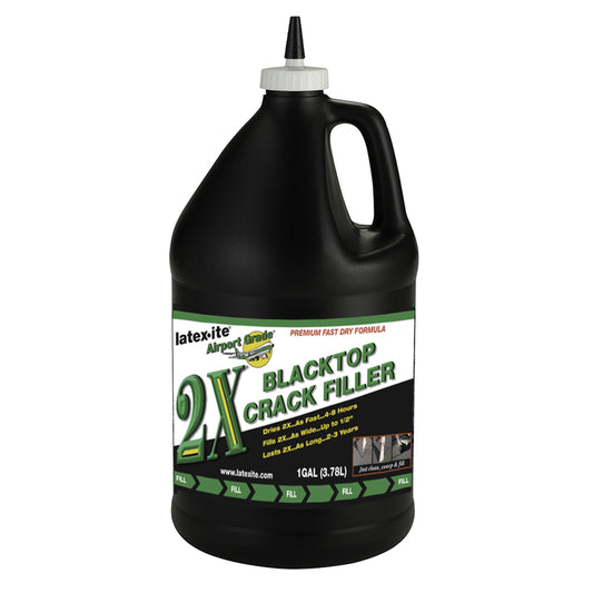 Latex-Ite Black Black Acrylic Crack Filler 1 gal. (Pack of 6)