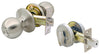 Ultra Security Satin Nickel Deadbolt and Entry Door Knob KW1 1-3/4 in.