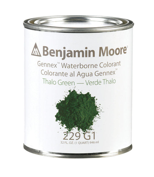 Benjamin Moore  Gennex  Thalo Green  Colorant Systems  1 qt.