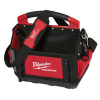 Milwaukee  PACKOUT  11 in. W x 17 in. H Ballistic Polyester  Tool Tote  31 pocket Black/Red  1 pc.