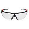 Milwaukee  Anti-Fog Safety Glasses  Clear Lens Black/Red Frame 1 pc.