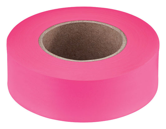 Empire  200 ft. L x 1 in. W Plastic  Flagging Tape  Pink