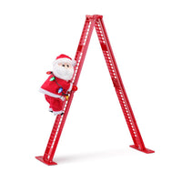 Mr. Christmas Santa Climbing Ladder Table Decor 19.5 in.