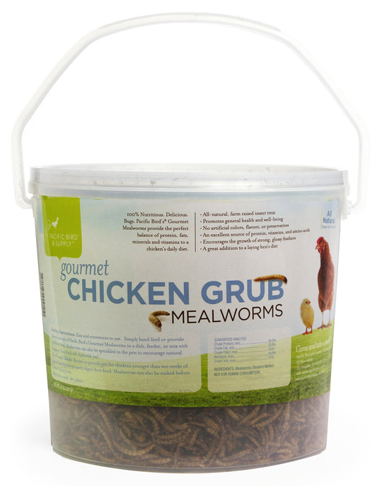 Pacific Bird & Supply Co Inc Pb-0051 27 Oz Gourmet Chicken Grub Mealworm