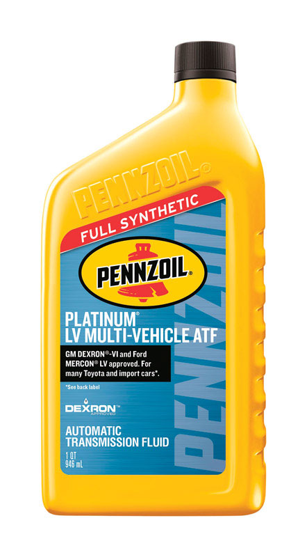 PENNZOIL Platinum ATF+4 Automatic Transmission Fluid 1 qt. (Pack of 6)