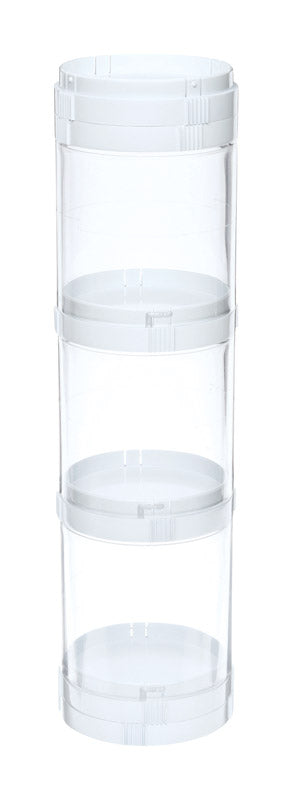 Deflect-O 11 in. H x 3 in. W x 3 in. D Stackable Craft Bin (Pack of 8)