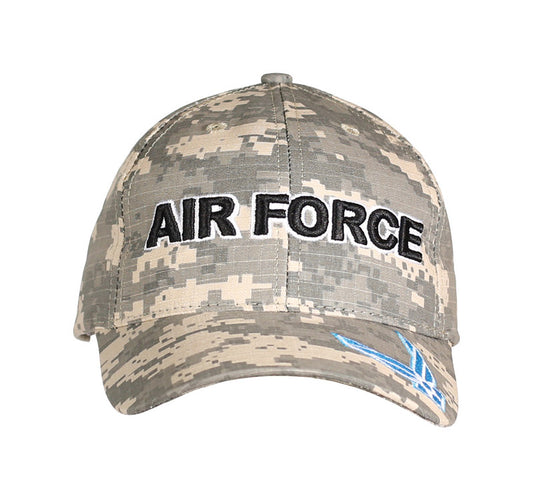 JWM U.S. Air Force Logo Baseball Cap Digital Camouflage One Size Fits All (Pack of 6)