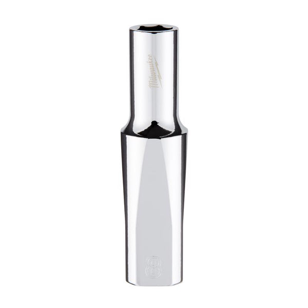 Dado profundo estándar de 6 puntas métrico de 8 mm x 3/8 pulg. de Milwaukee, 1 pieza