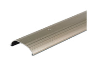 M-D 1 in. H X 4 in. W X 36 in. L Satin Nickel Aluminum High Dome Top Threshold Metallic